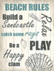 Beach Rules 1 Poster Print by Kimberly Allen - Item # VARPDXKARC282A