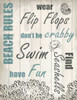 Beach Rules 2 Poster Print by Kimberly Allen - Item # VARPDXKARC282B
