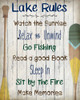 Lake Rules Poster Print by Allen Kimberly - Item # VARPDXKARC548B