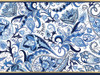 Blue and Gold Paisleys 1 Poster Print by Kimberly Allen - Item # VARPDXKARC820A