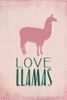 Love Llamas Poster Print by Allen Kimberly - Item # VARPDXKARC838B