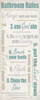 Bathroom Rules  Poster Print by Kimberly Allen - Item # VARPDXKARN012A