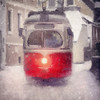 Winter Trolley Poster Print by Allen Kimberly - Item # VARPDXKASQ1022A