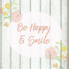 Be Happy and Smile Poster Print by Kimberly Allen - Item # VARPDXKASQ138A