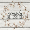 Simply Blessed Wreath Poster Print by Allen Kimberly - Item # VARPDXKASQ1423