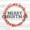 Merry Christmas Wreath Poster Print by Allen Kimberly - Item # VARPDXKASQ1425C