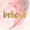 Feathered Believe Poster Print by Kimberly Allen - Item # VARPDXKASQ146A