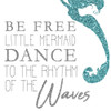 Mermaid Dreams 2 Silver Poster Print by Allen Kimberly