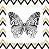 Zig Zag Butterfly 3 Poster Print by Kimberly Allen - Item # VARPDXKASQ155C