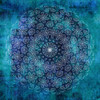 Indigo Turquoise Mandala 1 Poster Print by Kimberly Allen - Item # VARPDXKASQ170A