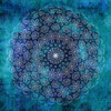Indigo Turquoise Mandala 1 Poster Print by Kimberly Allen - Item # VARPDXKASQ170A
