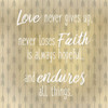 Love Never Gives Up Poster Print by Kimberly Allen - Item # VARPDXKASQ403B