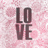 Pink Love Poster Print by Kimberly Allen - Item # VARPDXKASQ431C