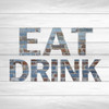 Eat Drink A Poster Print by Kimberly Allen - Item # VARPDXKASQ446A