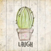 Watercolor Cactus Laugh Poster Print by Kimberly Allen - Item # VARPDXKASQ490A1