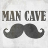 Man Cave Mustache Poster Print by Kimberly Allen - Item # VARPDXKASQ491A