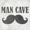 Man Cave Mustache Poster Print by Kimberly Allen - Item # VARPDXKASQ491A