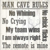 Man Cave Rules Poster Print by Kimberly Allen - Item # VARPDXKASQ492A