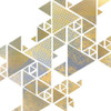 Triangle Gold 1 Poster Print by Kimberly Allen - Item # VARPDXKASQ526A