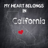 My Heart CA Poster Print by Allen Kimberly - Item # VARPDXKASQ536A