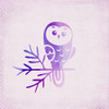 Purple Pink Owl 2 Poster Print by Allen Kimberly - Item # VARPDXKASQ874B