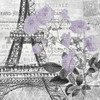 Paris Script Purple 1 Poster Print by Allen Kimberly - Item # VARPDXKASQ993A