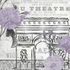 Paris Script Purple 2 Poster Print by Allen Kimberly