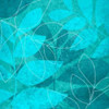 Turquoise Leaves I Poster Print by Kristin Emery - Item # VARPDXKESQ089A