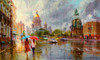 Summer rain in St. Petersburg Poster Print by Vladimir Kovalev - Item # VARPDXKV8