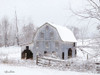 Blue Tinted Barn Poster Print by Lori Deiter - Item # VARPDXLD1699