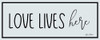 Love Lives Here Poster Print by Lori Deiter - Item # VARPDXLD1712
