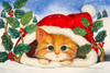 Christmas Kitten Poster Print by Laurie Korsgaden - Item # VARPDXLKRC3022
