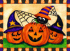 Happy Pumpkins Poster Print by Laurie Korsgaden - Item # VARPDXLKRC3711E