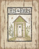 His and Hers Outhouse Poster Print by Linda Spivey - Item # VARPDXLS1156