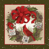 Cardinal Christmas Wreath Poster Print by Linda Spivey - Item # VARPDXLS1744