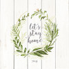 Lets Stay Home Wreath Poster Print by Marla Rae - Item # VARPDXMAZ5067
