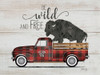 Wild and Free Vintage Truck Poster Print by Marla Rae - Item # VARPDXMAZ5252