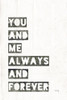 You and Me Poster Print by Marla Rae - Item # VARPDXMAZ5414