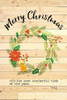 Merry Christmas Wreath Poster Print by Marla Rae - Item # VARPDXMAZ5551