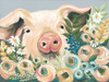 Pig in the Flower Garden Poster Print by Michele Norman - Item # VARPDXMN103