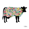 Floral Cow Poster Print by Michele Norman - Item # VARPDXMN129