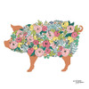 Floral Pig Poster Print by Michele Norman - Item # VARPDXMN130