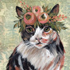 Cat with Floral Crown Poster Print by Michele Norman - Item # VARPDXMN145