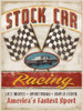 Stock Car Racing  Poster Print by Mollie B. Mollie B. - Item # VARPDXMOL1034