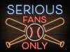 Neon Baseball Fans Poster Print by Mollie B. Mollie B. - Item # VARPDXMOL1420