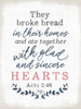 Glad and Sincere Hearts Poster Print by Mollie B. Mollie B. - Item # VARPDXMOL1895