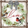 Love Pinecone Wreath Poster Print by Mollie B. Mollie B. - Item # VARPDXMOL1986