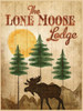 Lone Moose Poster Print by Mollie B.  Mollie B.  - Item # VARPDXMOL388