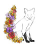 Flower Fox Poster Print by Marcus Prime - Item # VARPDXMPRC168A