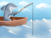 Gone Fishing Poster Print by Marcus Prime